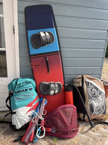Nauwelijks gebruikte kite set